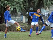 Bóng đá anh, ngoại hạng anh, lịch thi đấu euro 2012, Buổi tập đầu tiên của ĐT Malaysia tại Việt Nam: Thoải mái và tự tin 